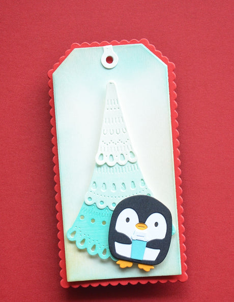 Poppy Stamps Scalloped Framer Tags Craft Die - 2791