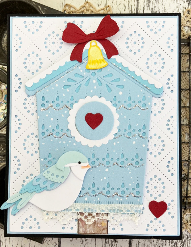 Poppy Stamps Nordic Birdhouse Craft Die - 2802