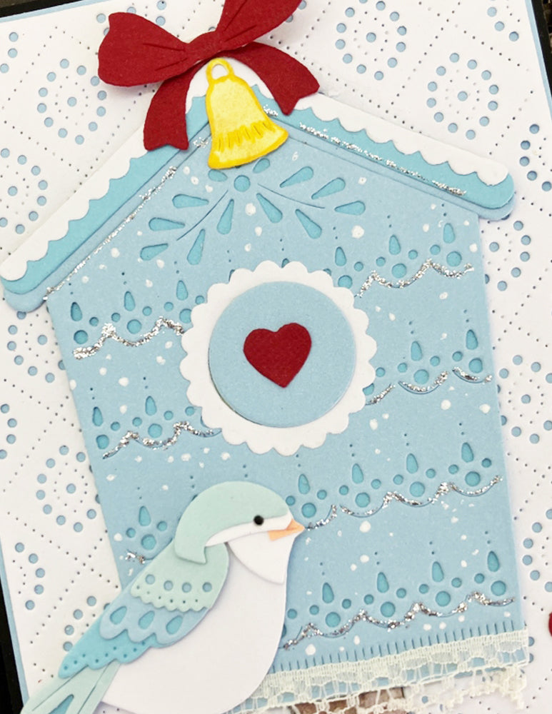 Poppy Stamps Nordic Birdhouse Craft Die - 2802