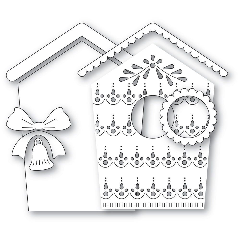 Poppy Stamps Nordic Birdhouse Craft Die - 2802