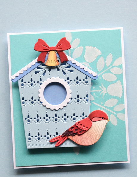 Poppy Stamps Nordic Valley Bird Craft Die - 2804