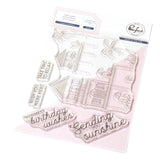 Pinkfresh Studio Coastal Paradise stamp/ Stencil / Die Bundle