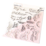 Pinkfresh Studio Sippable Scenes stamp/ Stencil / Die Bundle