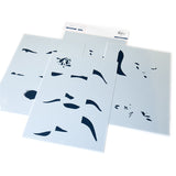 Pinkfresh Studio Sippable Scenes stamp/ Stencil / Die Bundle