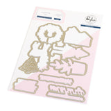 Pinkfresh Studio The Shelf Edit: Magic of the Season stamp/ Die/ Stencil Bundle