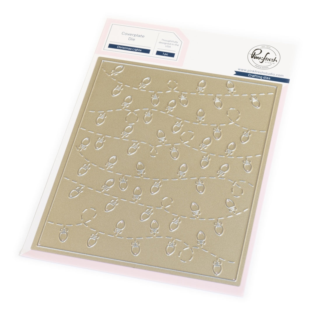 Pinkfresh Studio Christmas Lights stencil/ die Bundle