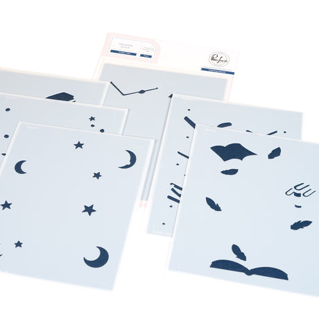 Pinkfresh Studio Twilight Tales stamp, Stencil & Die Bundle