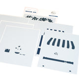 Pinkfresh Studio Flower Market stencil & Die Bundle