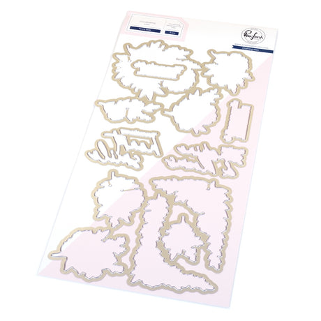 Pinkfresh Studio Peony Glow stamp/Die/Stencil/Washi Bundle