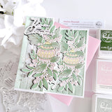 Pinkfresh Studio Festive Flourish press plate
