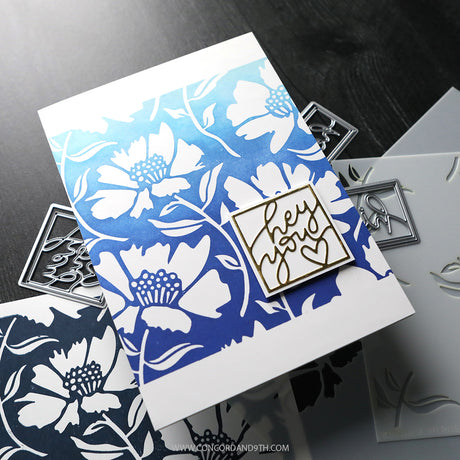 Concord & 9th KW Aubrey Blooms Background Stamp (6 x 6)