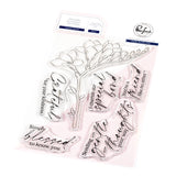 Pinkfresh Studio Freesia Flourish stamp/Die/Stencil Bundle