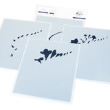 Pinkfresh Studio Freesia Flourish stamp/Die/Stencil Bundle