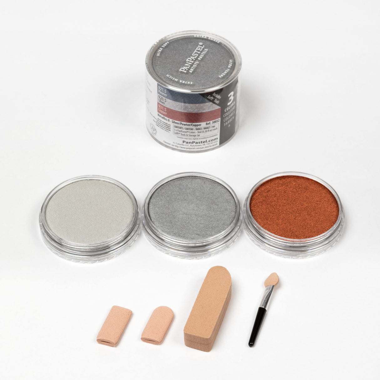 PanPastel Ultra Soft Pastel 3 Colour Metallic Set 2