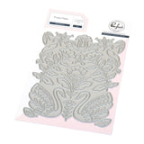 Pinkfresh Studio Swan Reverie cling stamp / Stencil / Press Plate Bundle