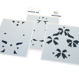 Pinkfresh Studio Ribbon Splendor stencil / Die Bundle