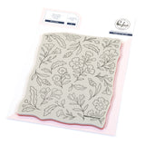 Pinkfresh Studio Bloomscape cling stamp / Die/ Stencil/ Press plate Bundle