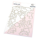 Pinkfresh Studio Lush Elegance stamp / Die / Stencil / Press plate Bundle