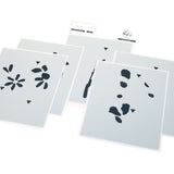 Pinkfresh Studio Wildflower Elegance stencil / Die Bundle