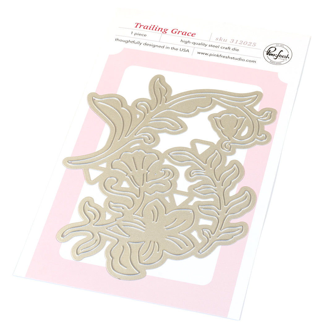 Pinkfresh Studio Trailing Grace die/stencil Bundle