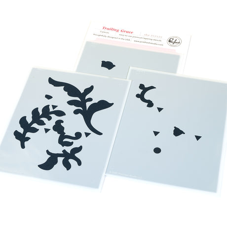 Pinkfresh Studio Trailing Grace die/stencil Bundle
