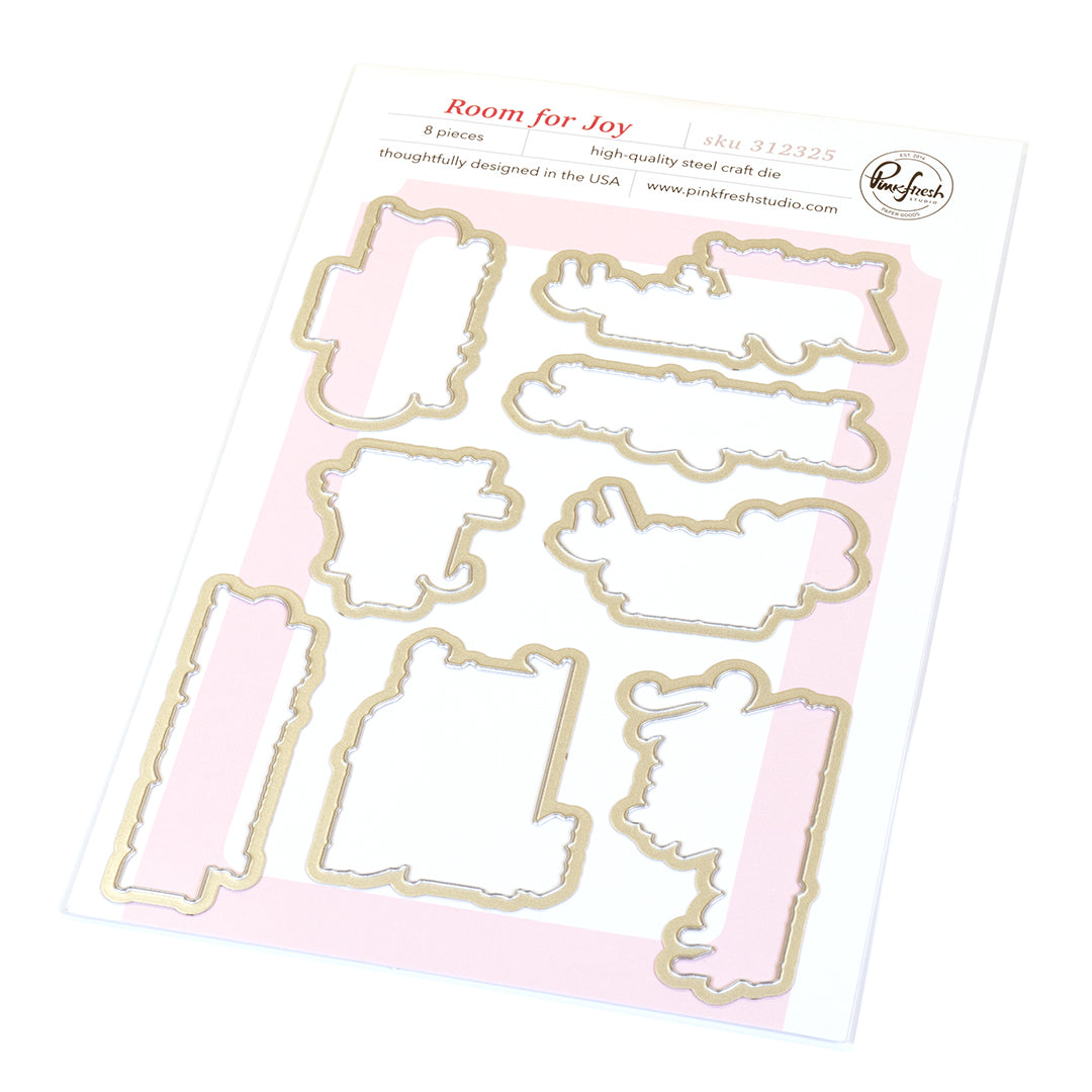 Pinkfresh Studio Room for Joy die/stamp Bundle