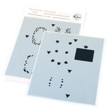 Pinkfresh Studio The Stitch Edit: Thread Spool Floral die / Stamp / stencil Bundle