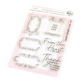 Pinkfresh Studio The Stitch Edit: Thread Spool Floral die / Stamp / stencil Bundle