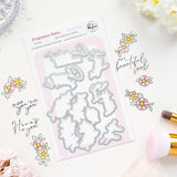 Pinkfresh Studio Fragrance Notes Stamp, Die & Stencil Bundle