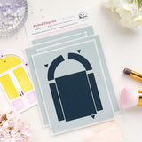 Pinkfresh Studio Arched Elegance Stencil & Die Bundle