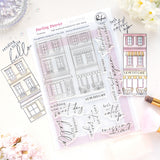 Pinkfresh Studio Darling District Stamp, Die & Stencil Bundle