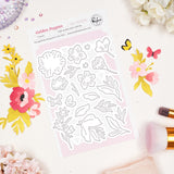 Pinkfresh Studio Golden Poppies die & Stencil Bundle