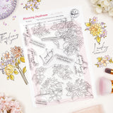 Pinkfresh Studio Blooming Daydream stamp, Die, Stencil and Washi Bundle