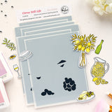Pinkfresh Studio Citrus Still Life Stamp / Die / Stencil Bundle