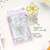 Pinkfresh Studio Bloom & Buds Stamp / Die / Stencil Bundle