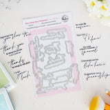 Pinkfresh Studio Retro Camp Days Stamp/ Die/ Stencil Bundle