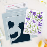 Pinkfresh Studio Soft Meadow Stamp/ Stencil Bundle