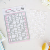 Pinkfresh Studio Block Party Coverplate Die/ Stencil Bundle
