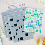 Pinkfresh Studio Block Party Coverplate Die/ Stencil Bundle