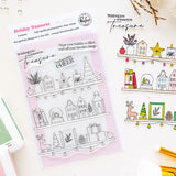 Pinkfresh Studio Holiday Treasures stamp die stencil Bundle