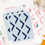 Pinkfresh Studio Diamond Framework stencil