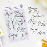 Pinkfresh Studio Simply Said Stamp & Die Bundle