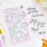 Pinkfresh Studio Simply Said Stamp & Die Bundle
