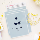 Pinkfresh Studio Dragonfly Dreams stencil stamp and die