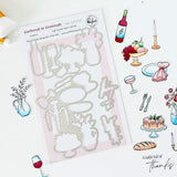 Pinkfresh Studio Gathered in Gratitude Stamp , Die & Stencil Bundle
