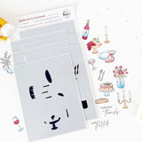 Pinkfresh Studio Gathered in Gratitude Stamp , Die & Stencil Bundle