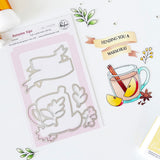 Pinkfresh Studio  Autumn Sips Stamp, Die & Stencil Bundle