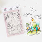 Pinkfresh Studio Cozy Corner Stamp, Die & Stencil Bundle