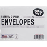 Leader A6 Envelopes (4.75"X6.5") 100/Pkg White