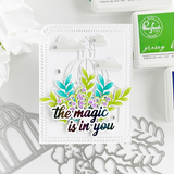 Pinkfresh Studio Summer Blooms stencil/ die Bundle